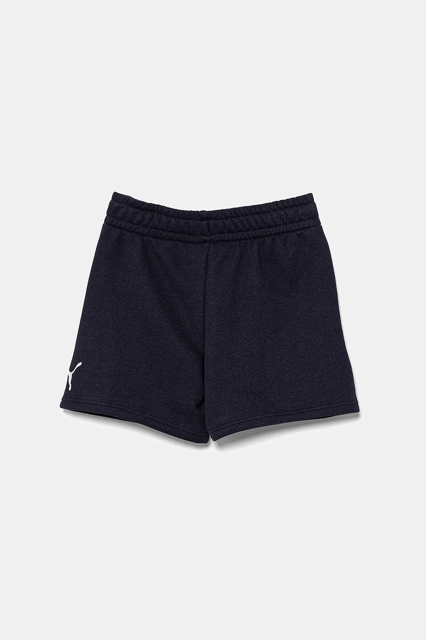 Детские шорты Puma ESS No. 1 Logo Shorts TR цвет синий регулируемая талия 684935 Детские шорты Puma ESS No. 1 Logo Shorts TR цвет синий регулируемая талия 684935