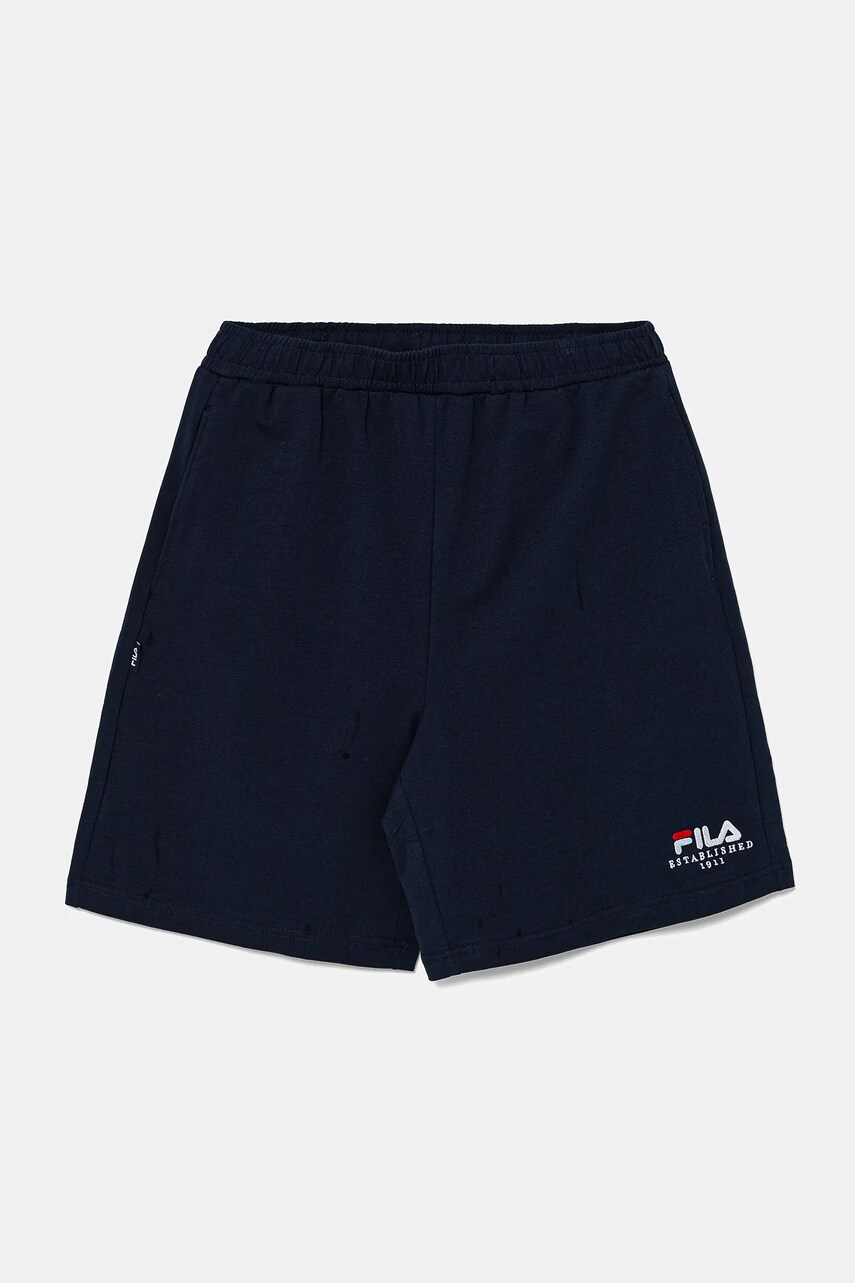 Fila pantaloni scurti copii LOHFELDEN culoarea albastru marin, talie reglabila, FAT0628