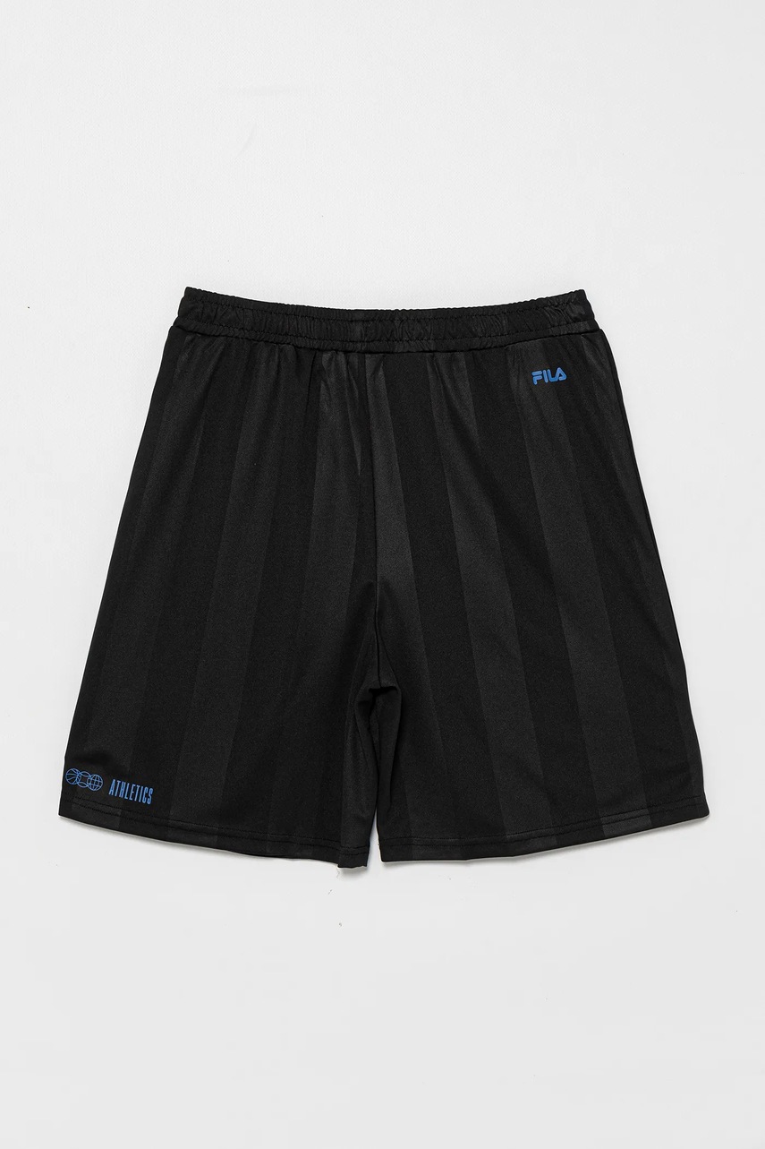 Детские шорты Fila IGGINGEN цвет чёрный регулируемая талия FAT0671