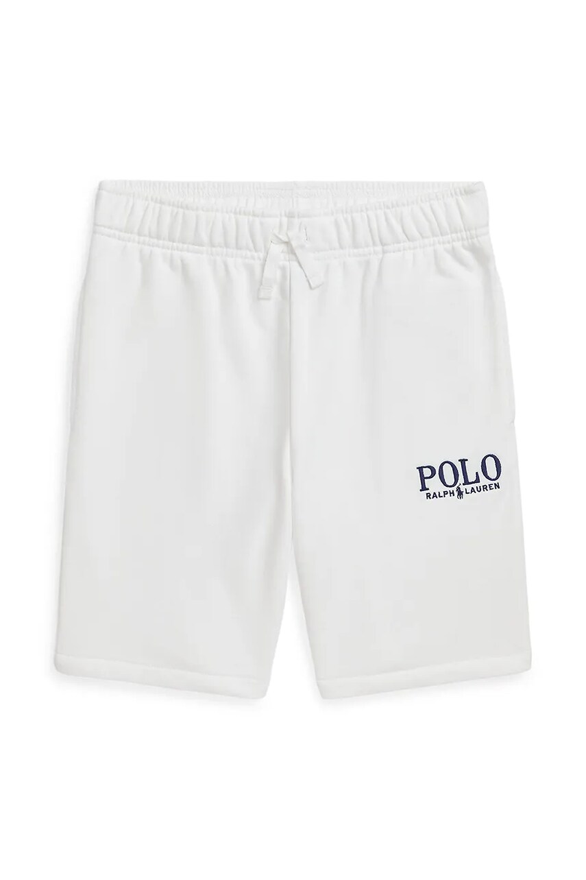 Levně Dětské kraťasy Polo Ralph Lauren bílá barva, 323969370002