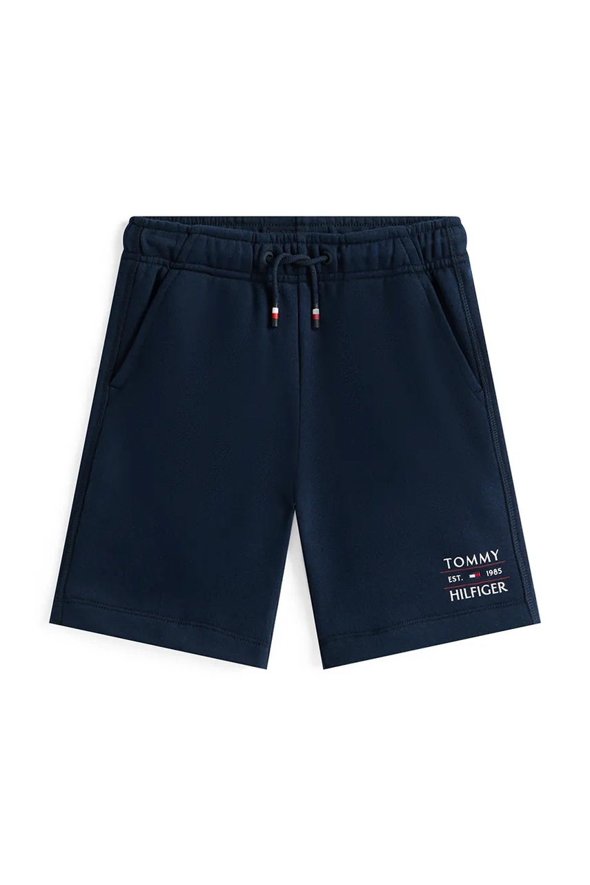 Детские шорты Tommy Hilfiger цвет синий регулируемая талия KB0KB09481