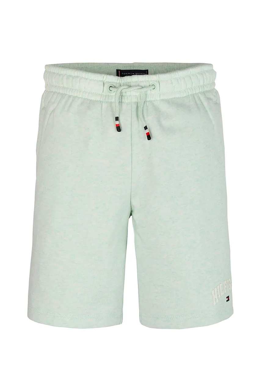 Детские шорты Tommy Hilfiger цвет зелёный регулируемая талия KB0KB09496