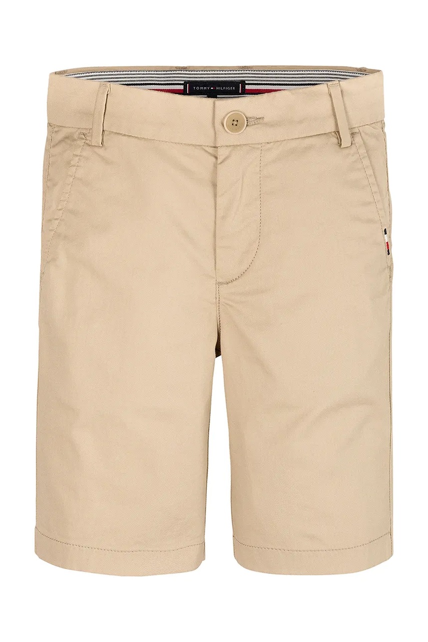 Детские шорты Tommy Hilfiger цвет бежевый  KB0KB09641