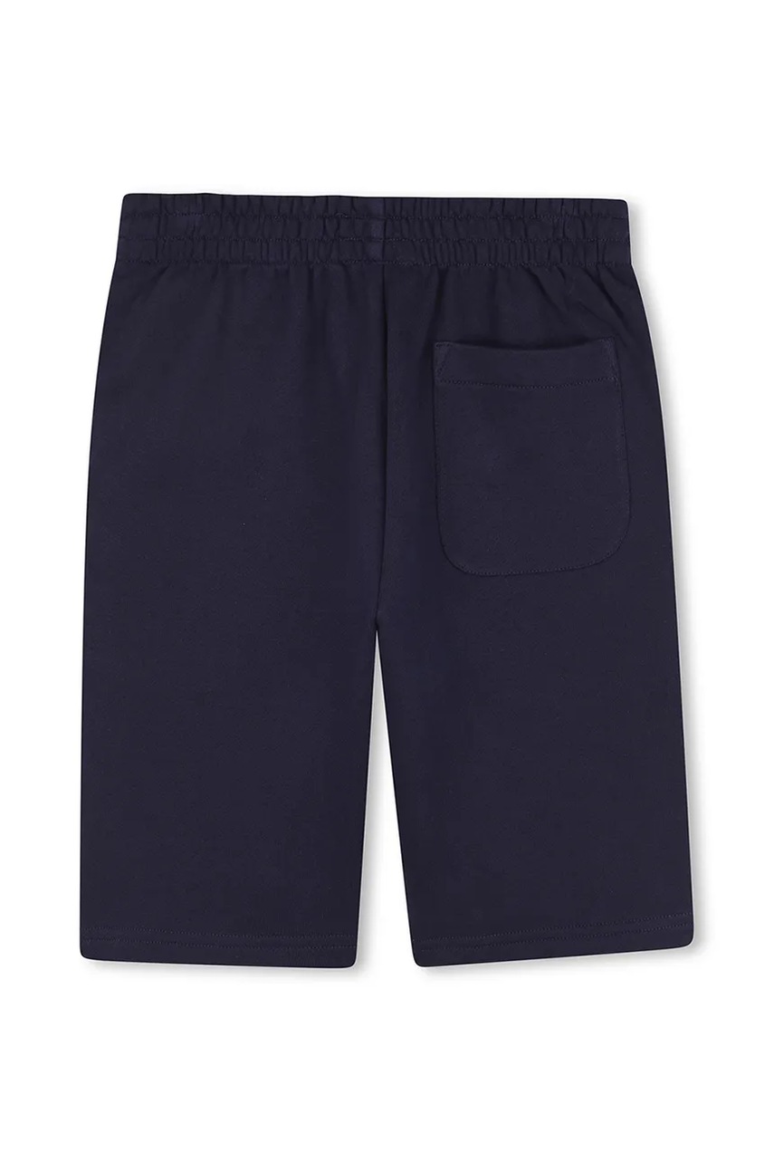 Детские хлопковые шорты Kenzo Kids цвет синий K61122 Детские хлопковые шорты Kenzo Kids цвет синий K61122