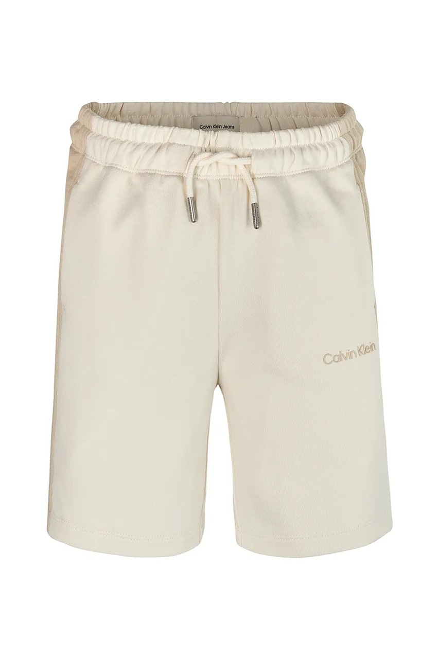 Детские шорты Calvin Klein Jeans цвет бежевый  IB0IB02433
