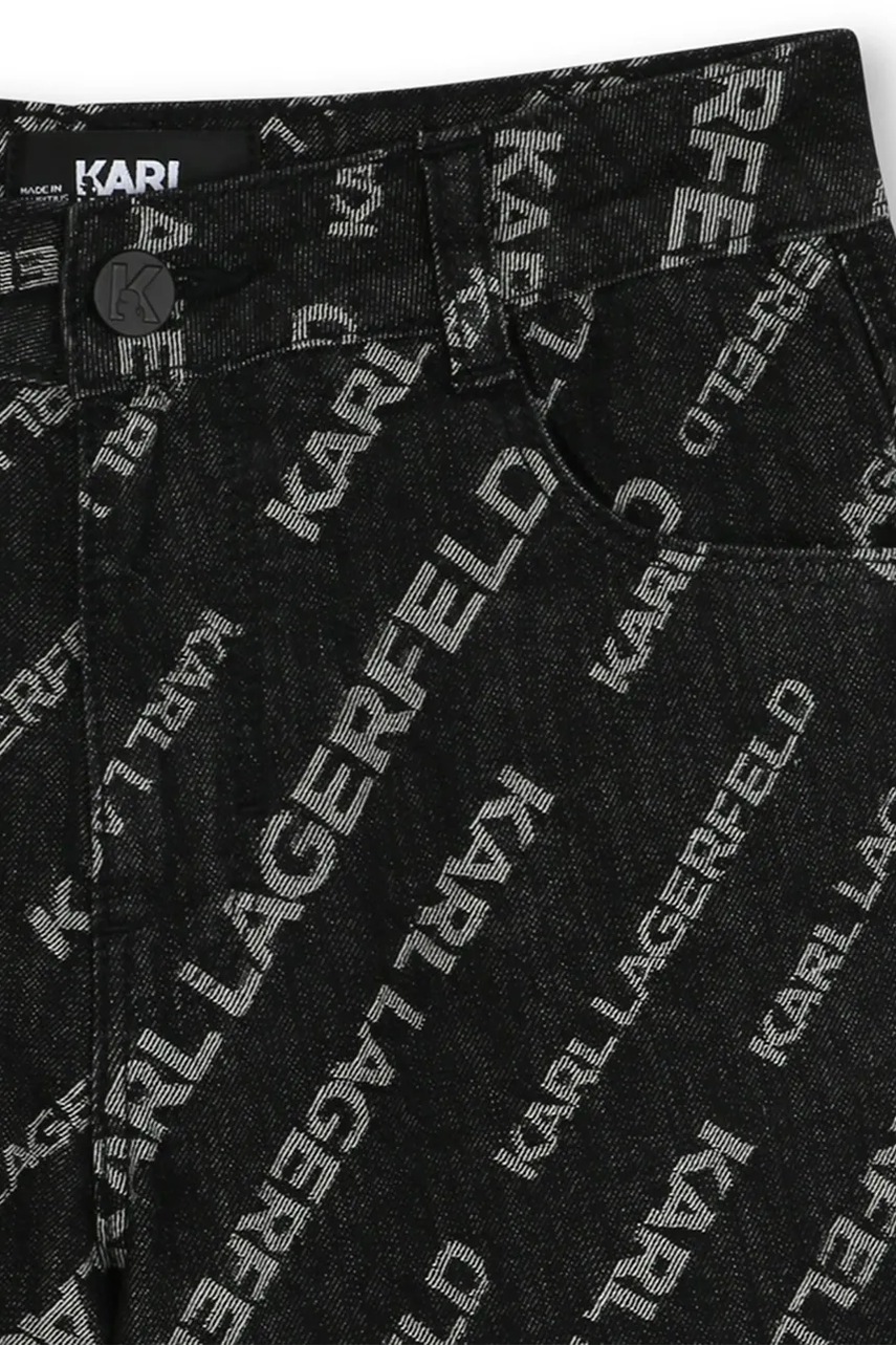 Dětské riflové kraťasy Karl Lagerfeld (obrázek 4)