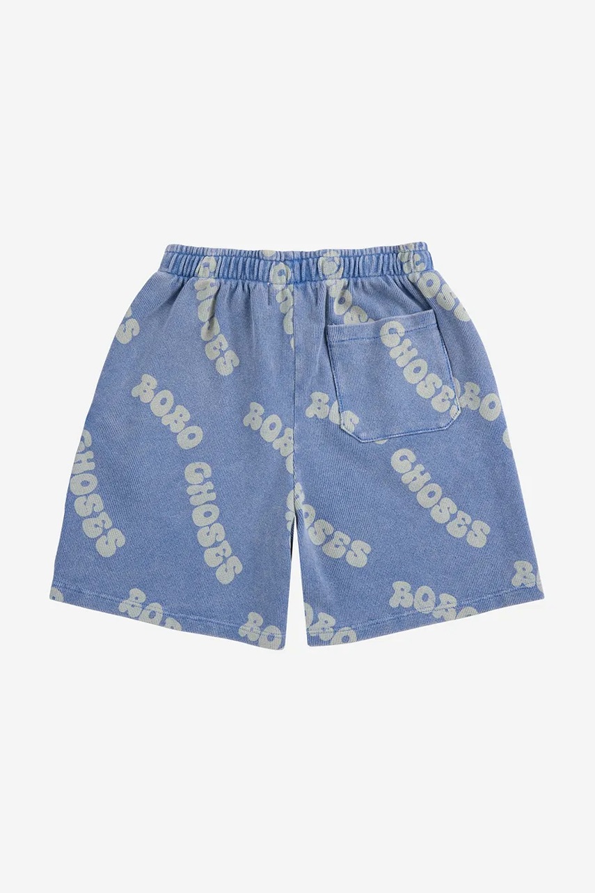 Детские хлопковые шорты Bobo Choses Wavy 125AC055