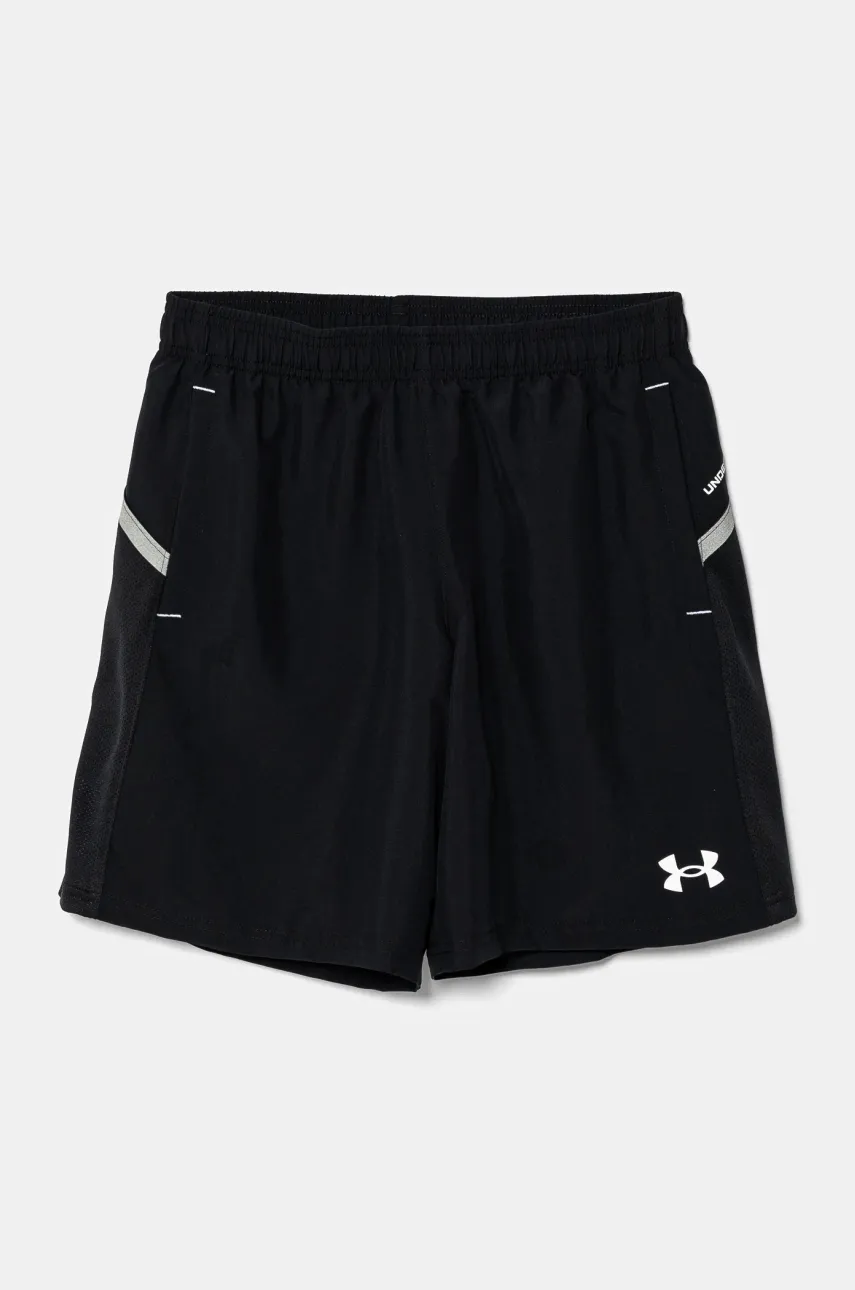 Under Armour pantaloni scurti copii Tech Utility Woven Shorts culoarea negru, talie reglabila, 1390030