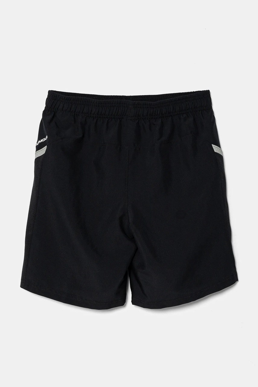 Детские шорты Under Armour Tech Utility Woven Shorts цвет чёрный регулируемая талия 1390030 Детские шорты Under Armour Tech Utility Woven Shorts цвет чёрный регулируемая талия 1390030
