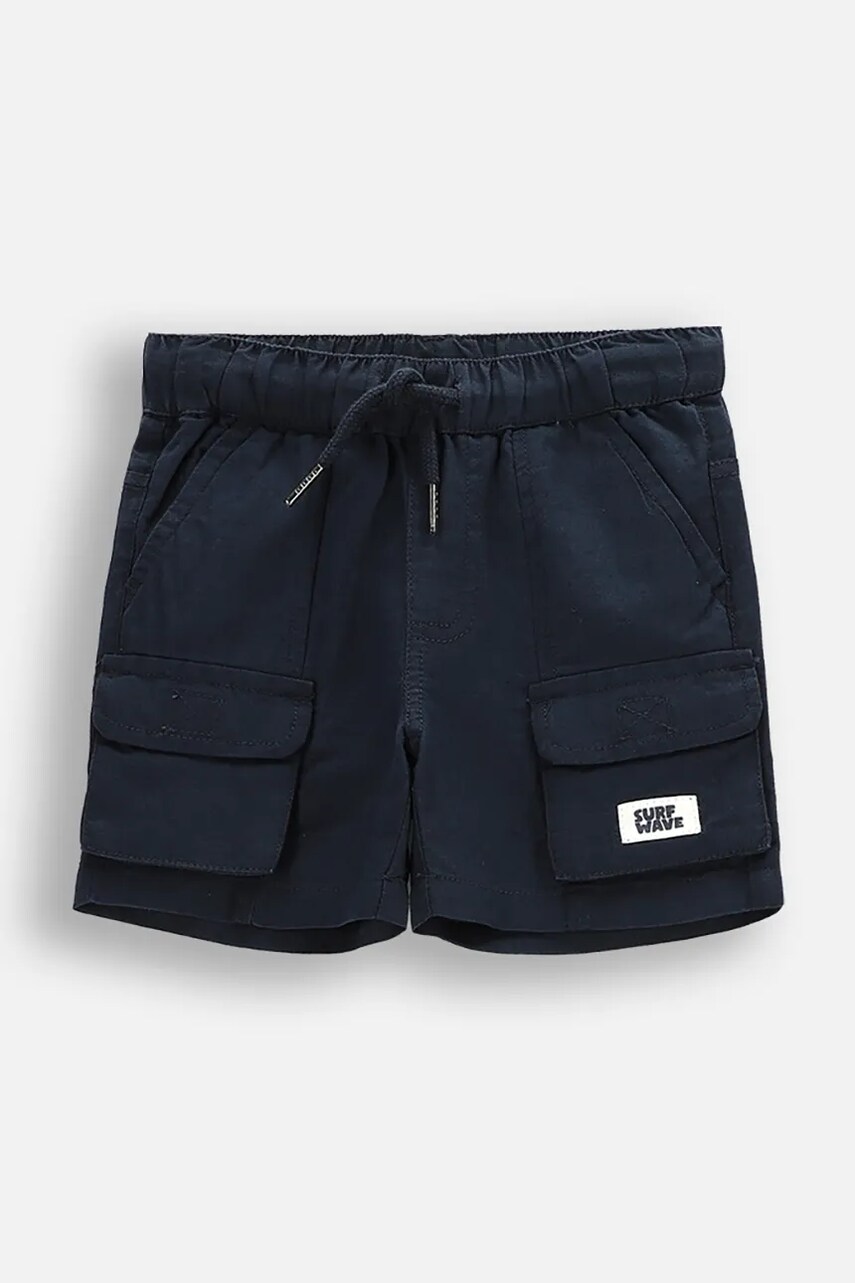 Coccodrillo pantaloni scurți culoarea bleumarin, talie reglabilă, HOLIDAY SPLASH BOY KIDS