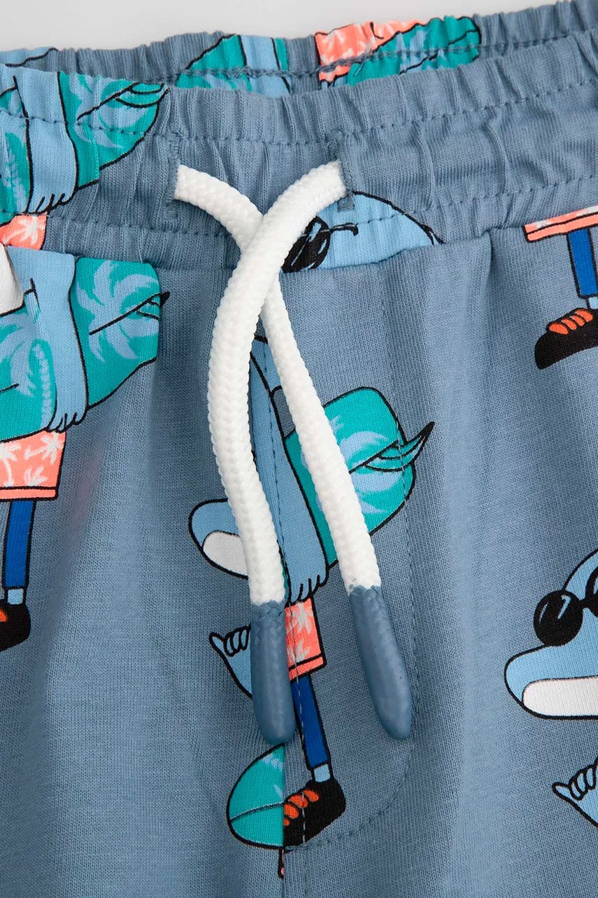Coccodrillo gyerek pamut rövidnadrág állítható derekú, HOLIDAY SPLASH BOY KIDS termék 2. képe