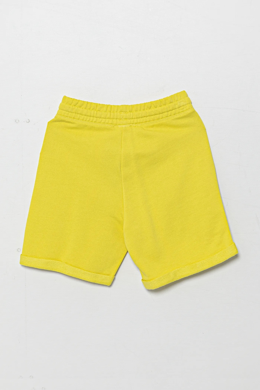 Детские хлопковые шорты United Colors of Benetton цвет зелёный регулируемая талия 3J68C901G Детские хлопковые шорты United Colors of Benetton цвет зелёный регулируемая талия 3J68C901G