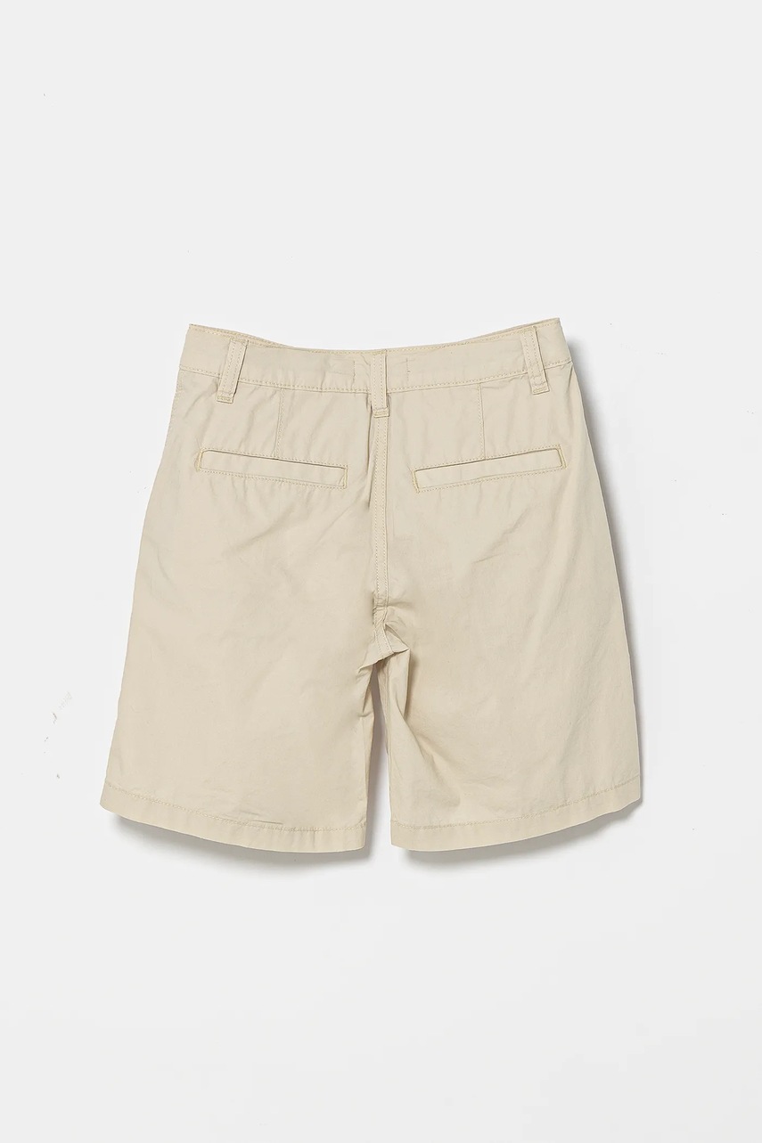Детские хлопковые шорты United Colors of Benetton цвет бежевый регулируемая талия 4AC7C903O