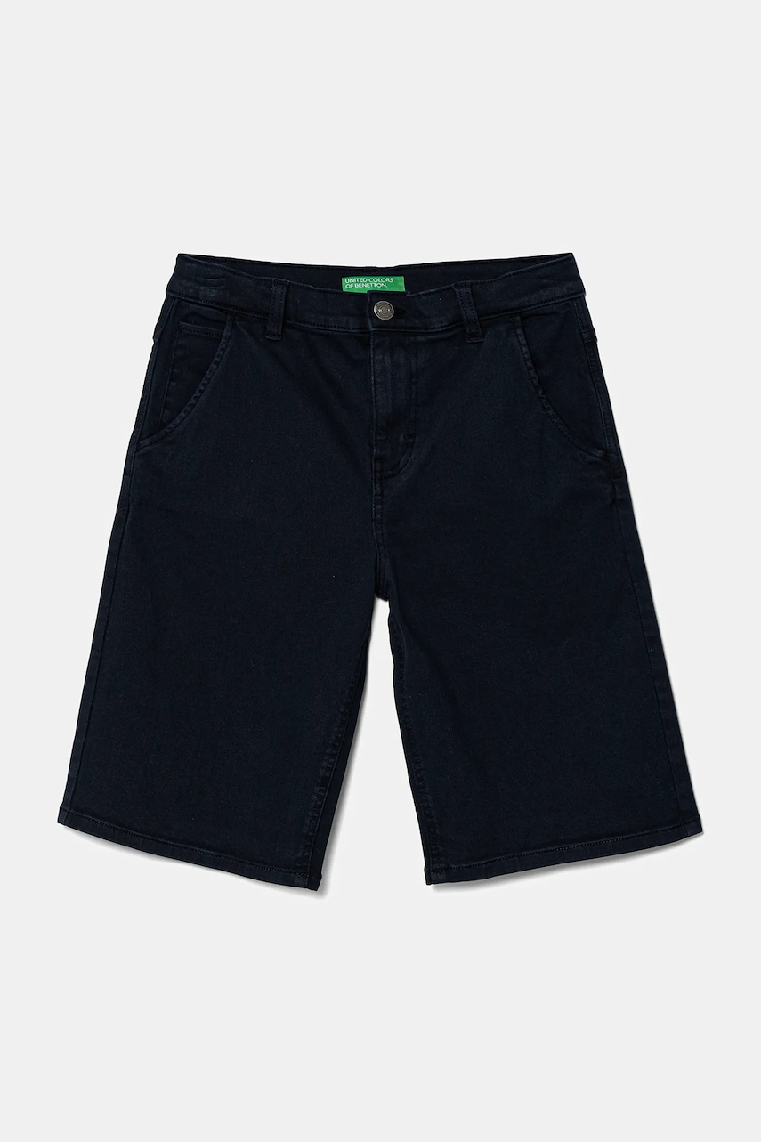 United Colors of Benetton pantaloni scurți copii culoarea bleumarin, talie reglabila, 4QNJC903Q