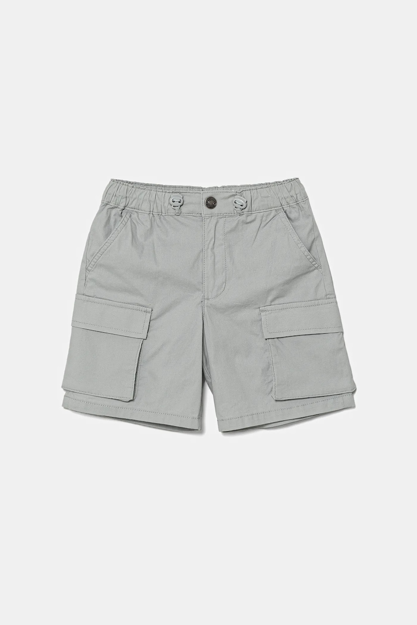 United Colors of Benetton pantaloni scurți copii culoarea gri, talie reglabila, 4L2VG902V
