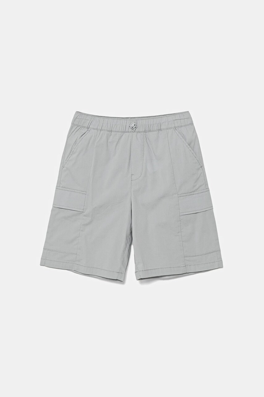 United Colors of Benetton pantaloni scurți copii culoarea gri, talie reglabila, 4L2VC9046