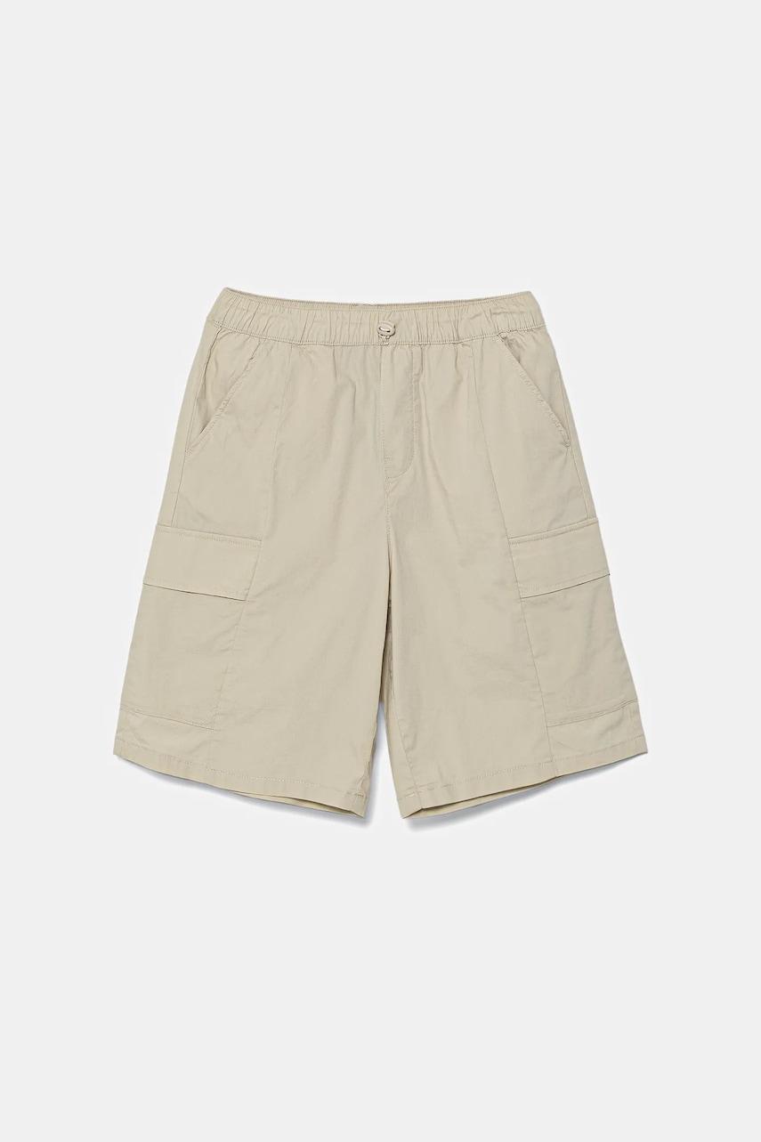 United Colors of Benetton pantaloni scurti copii culoarea bej, talie reglabila, 4L2VC9046