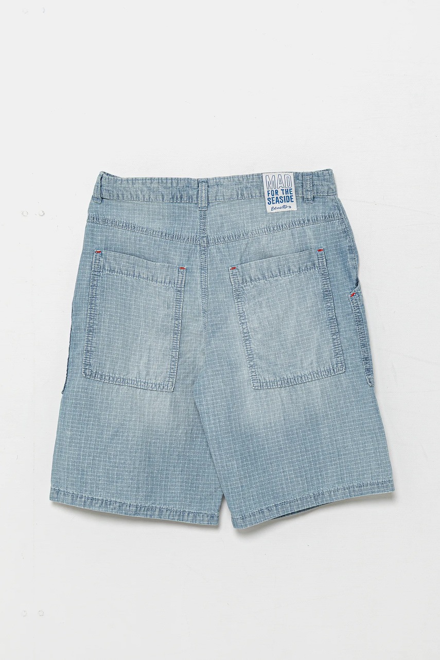 Детские джинсовые шорты United Colors of Benetton регулируемая талия 43Z9C9042