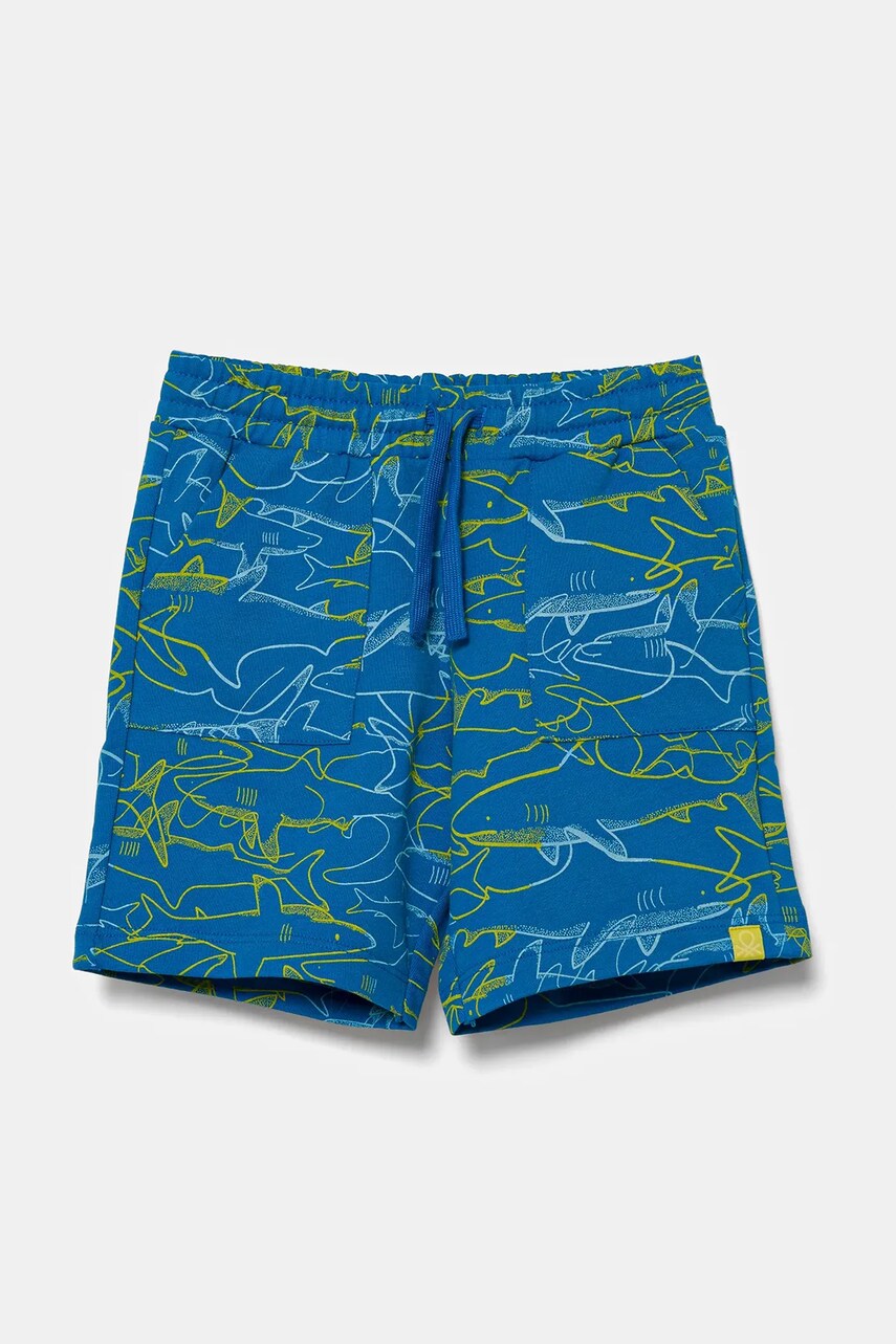 United Colors of Benetton pantaloni scurti din bumbac pentru copii talie reglabila, 32IEG901Y