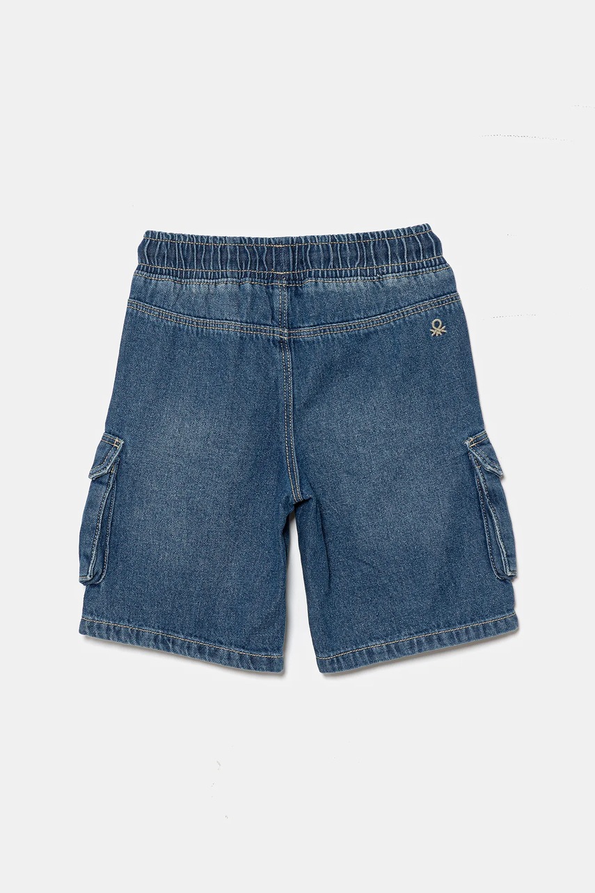 Детские джинсовые шорты United Colors of Benetton регулируемая талия 4KEHG902Q