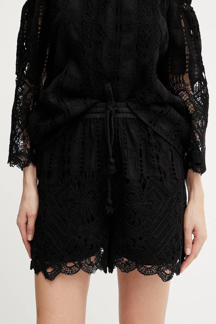 Levně Kraťasy Pinko dámské, černá barva, high waist, 104856 A2G9