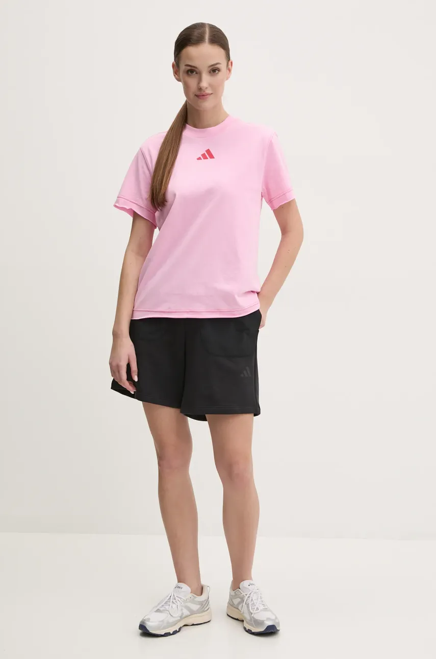 Шорты adidas City Escape женские цвет чёрный однотонные высокая посадка JC5105 Шорты adidas City Escape женские цвет чёрный однотонные высокая посадка JC5105