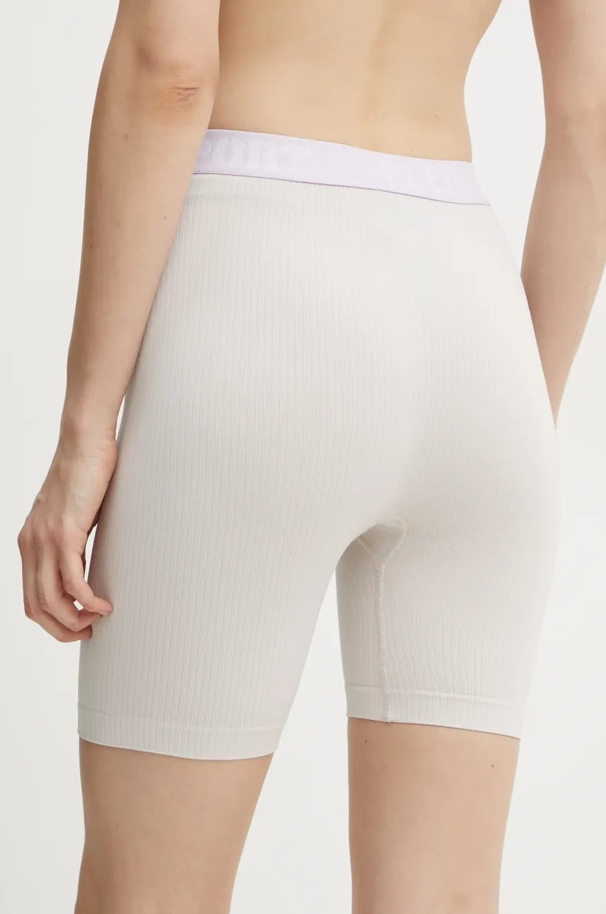 Шорты PLEIN SPORT женские цвет серый с принтом высокая посадка SAEC WJT2058 STE003N Шорты PLEIN SPORT женские цвет серый с принтом высокая посадка SAEC WJT2058 STE003N