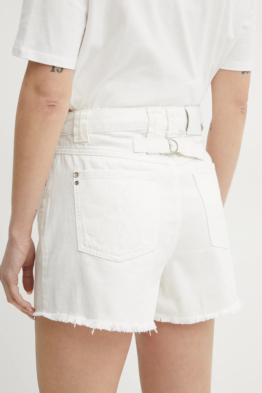 Τζιν σορτς Patrizia Pepe χρώμα: μπεζ, 2P1692 D107 φωτογραφία