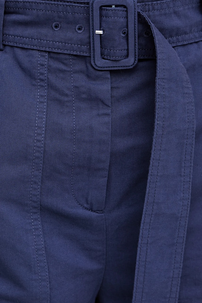 Šortky s příměsí lnu Weekend Max Mara (obrázek 4)