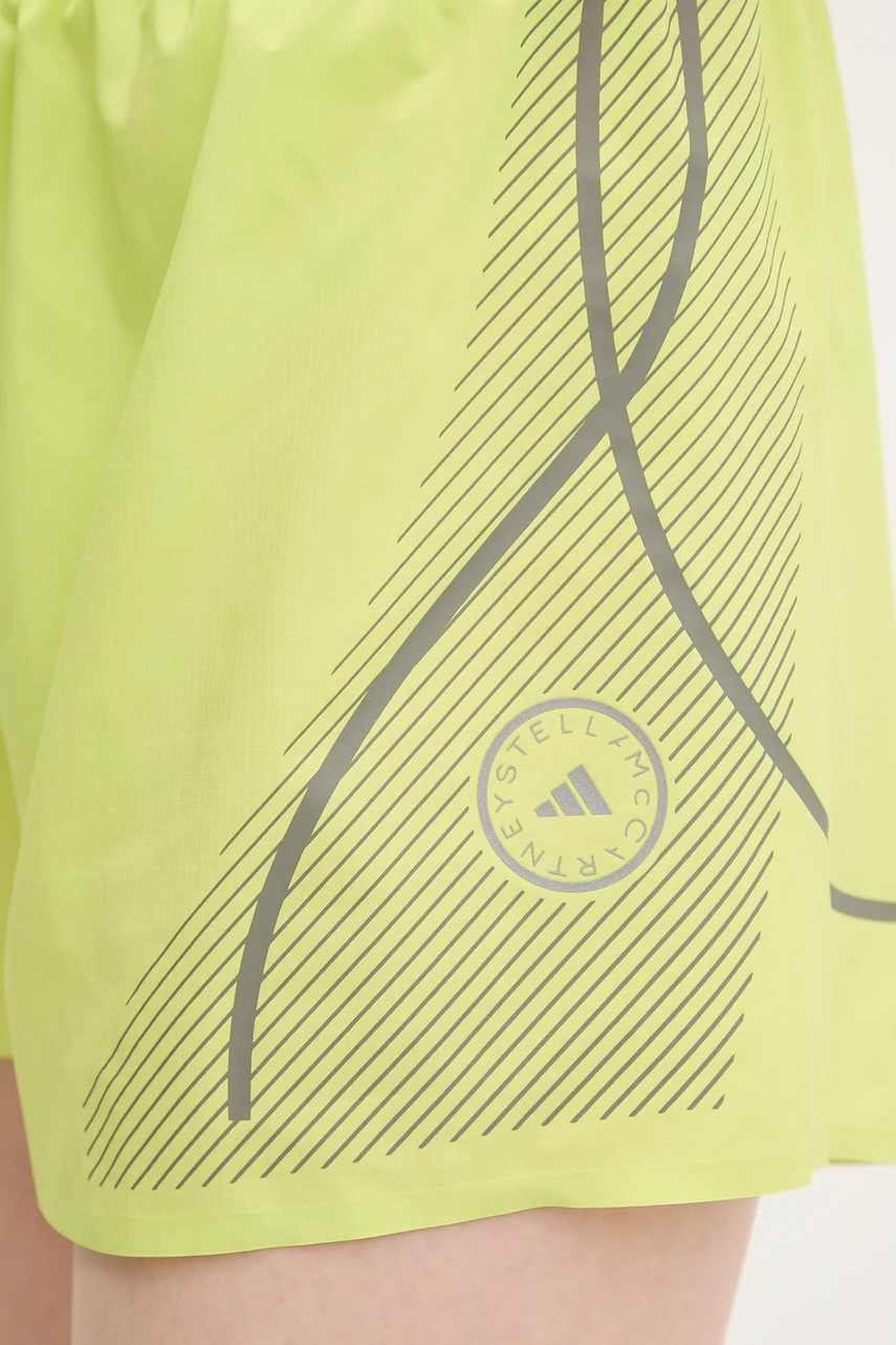 Σορτς adidas by Stella McCartney χρώμα: πράσινο, JI8054 φωτογραφία