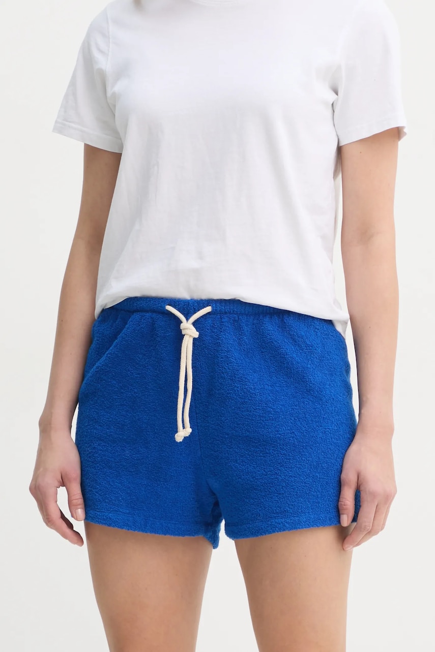 American Vintage pantaloni scurti din bumbac neted, high waist, BOBY09AE25 American Vintage pantaloni scurti din bumbac neted, high waist, BOBY09AE25