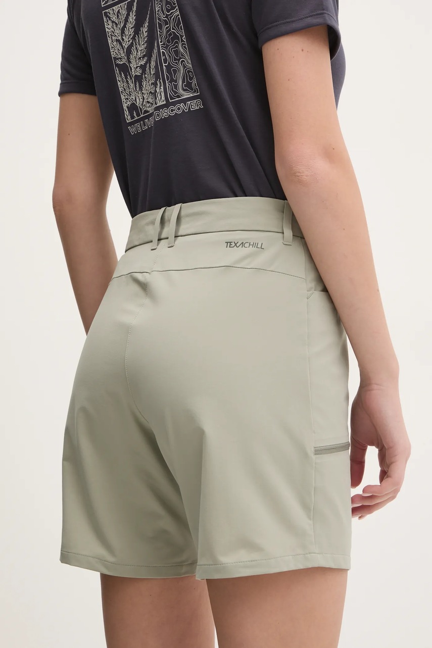 Σορτς εξωτερικού χώρου Jack Wolfskin Prelight Stride χρώμα: πράσινο, A63785 φωτογραφία