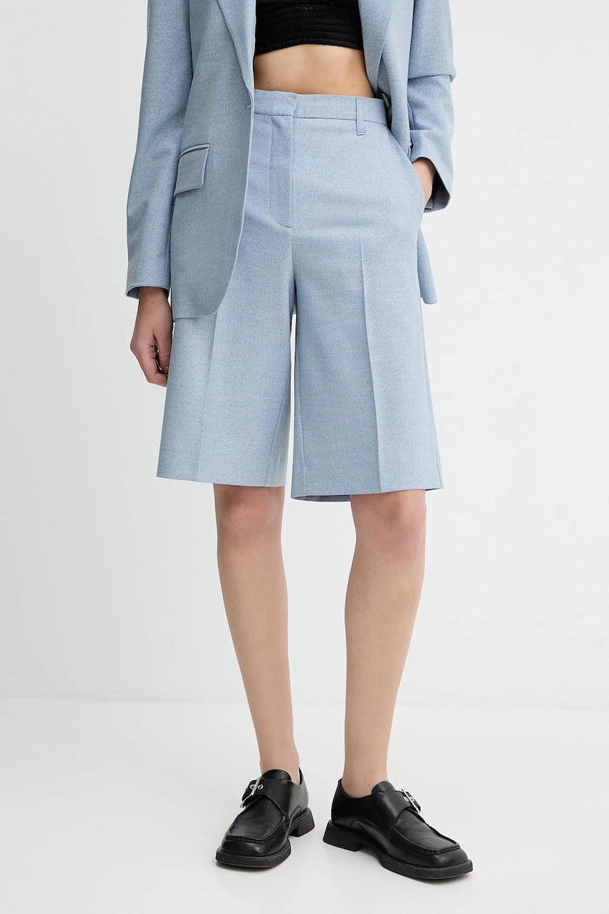 Remain pantaloni scurți melanj, high waist, 502568831