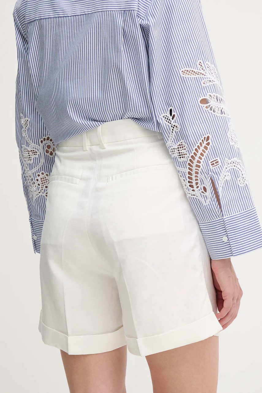 Šortky s příměsí lnu Tommy Hilfiger (obrázek 3)