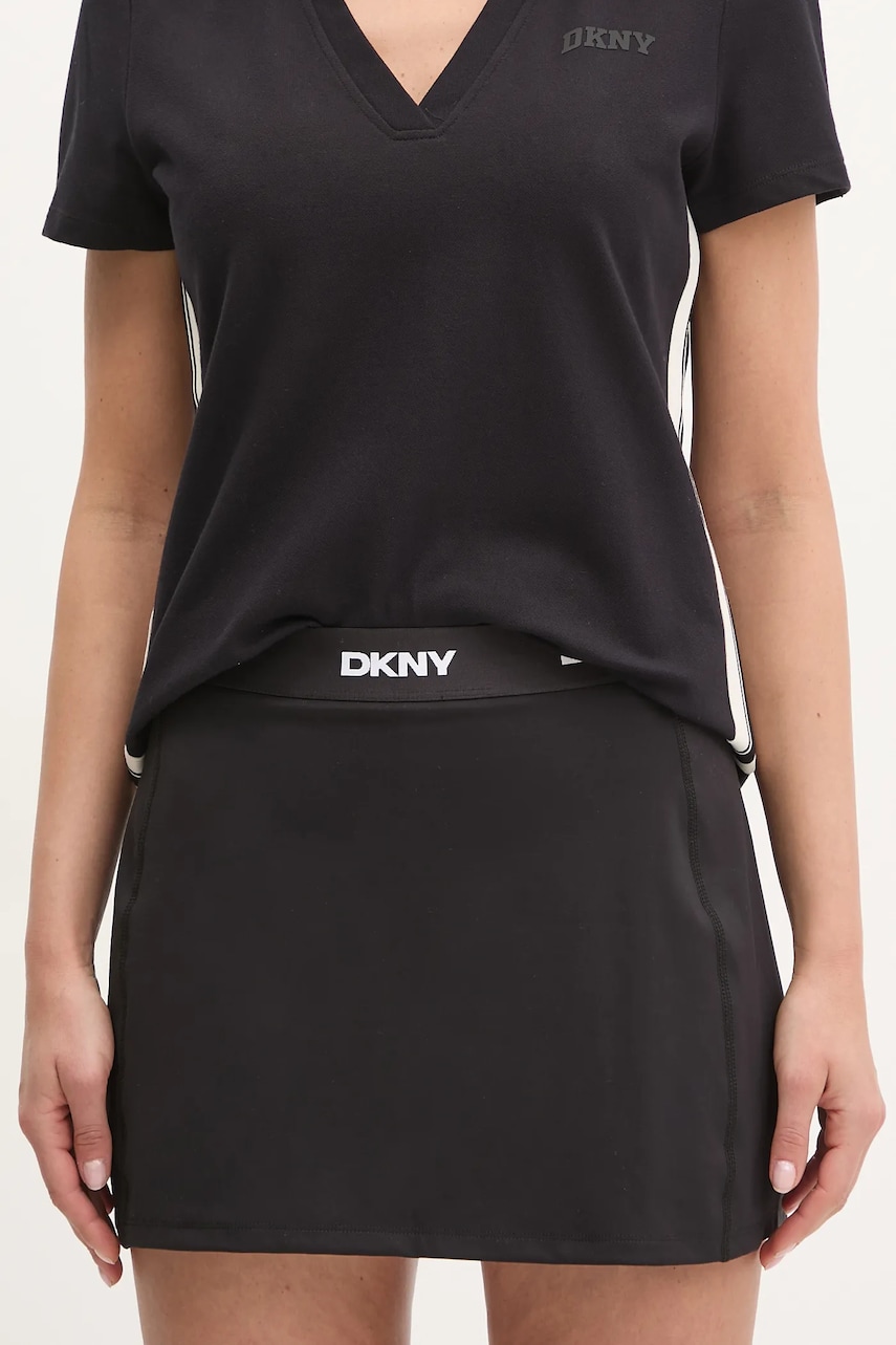 Dkny fusta culoarea negru, mini, creion, DP5K1010