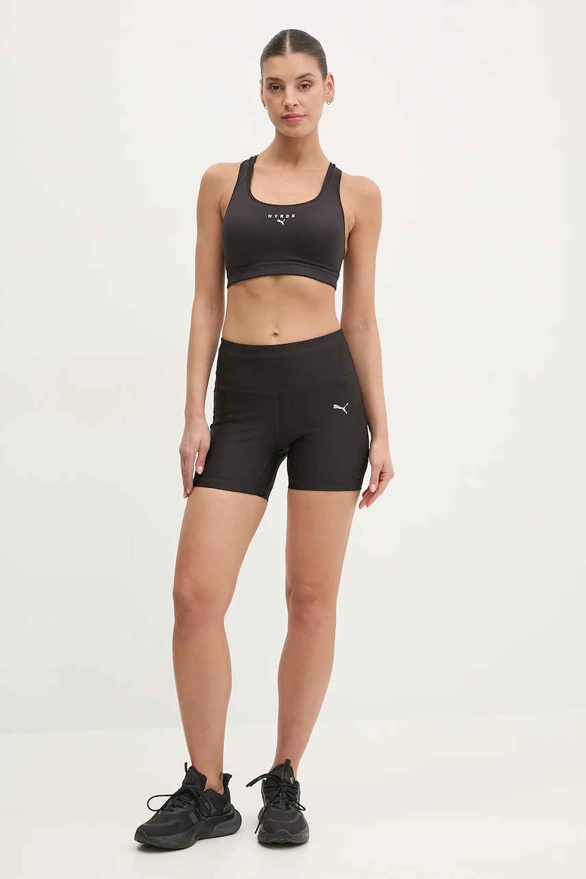 Шорты для бега Puma Velocity цвет чёрный однотонные высокая посадка 526590 Шорты для бега Puma Velocity цвет чёрный однотонные высокая посадка 526590