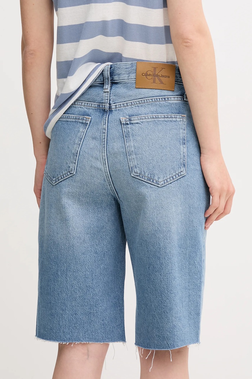 Bavlněné riflové kraťasy Calvin Klein Jeans (obrázek 3)