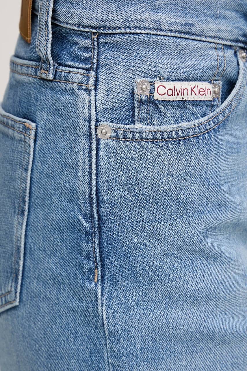 Bavlněné riflové kraťasy Calvin Klein Jeans (obrázek 4)