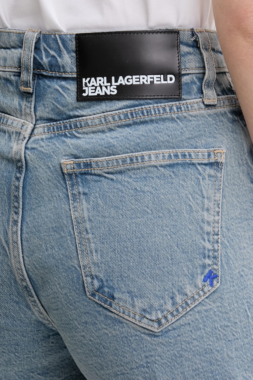 Rifľové krátke nohavice Karl Lagerfeld Jeans