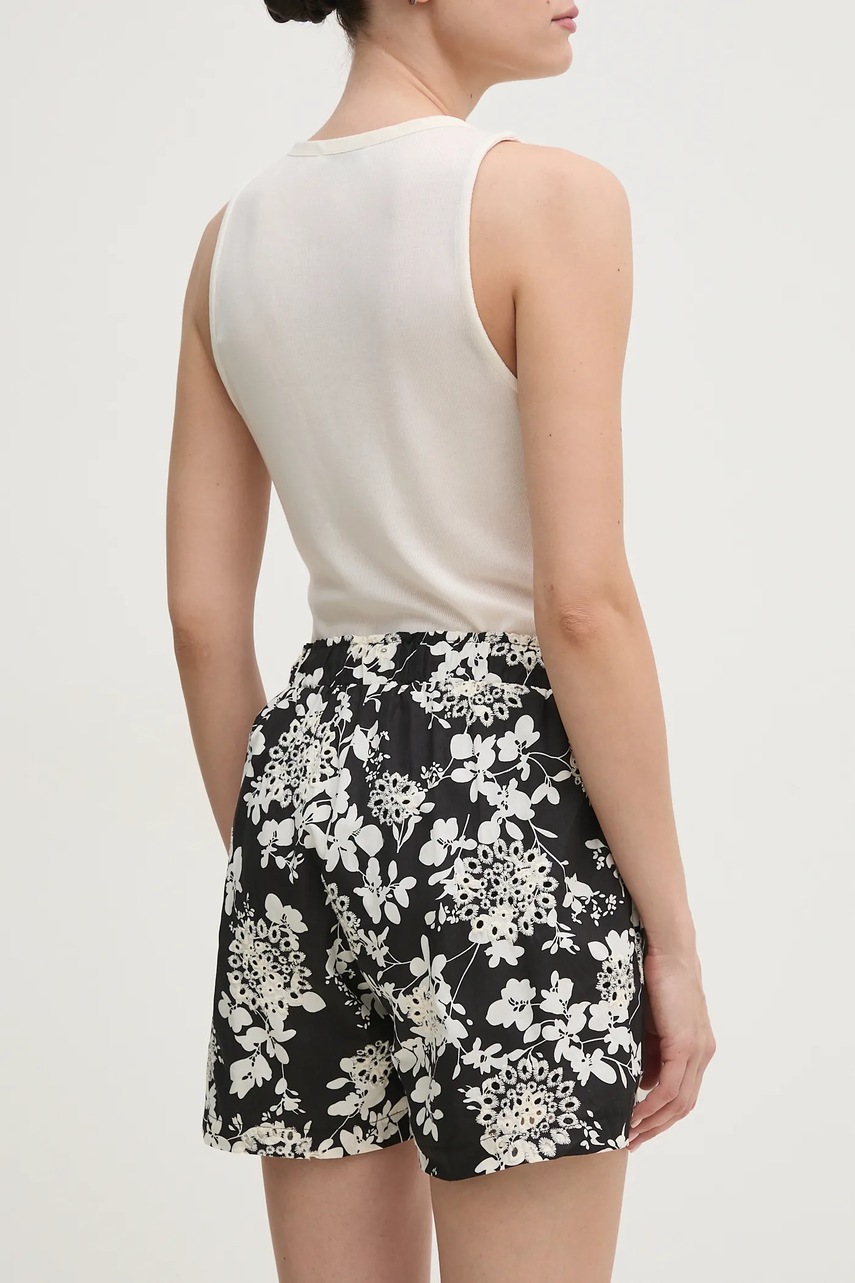 Βαμβακερό σορτσάκι Gaudi χρώμα: μαύρο, 511BD25020 φωτογραφία