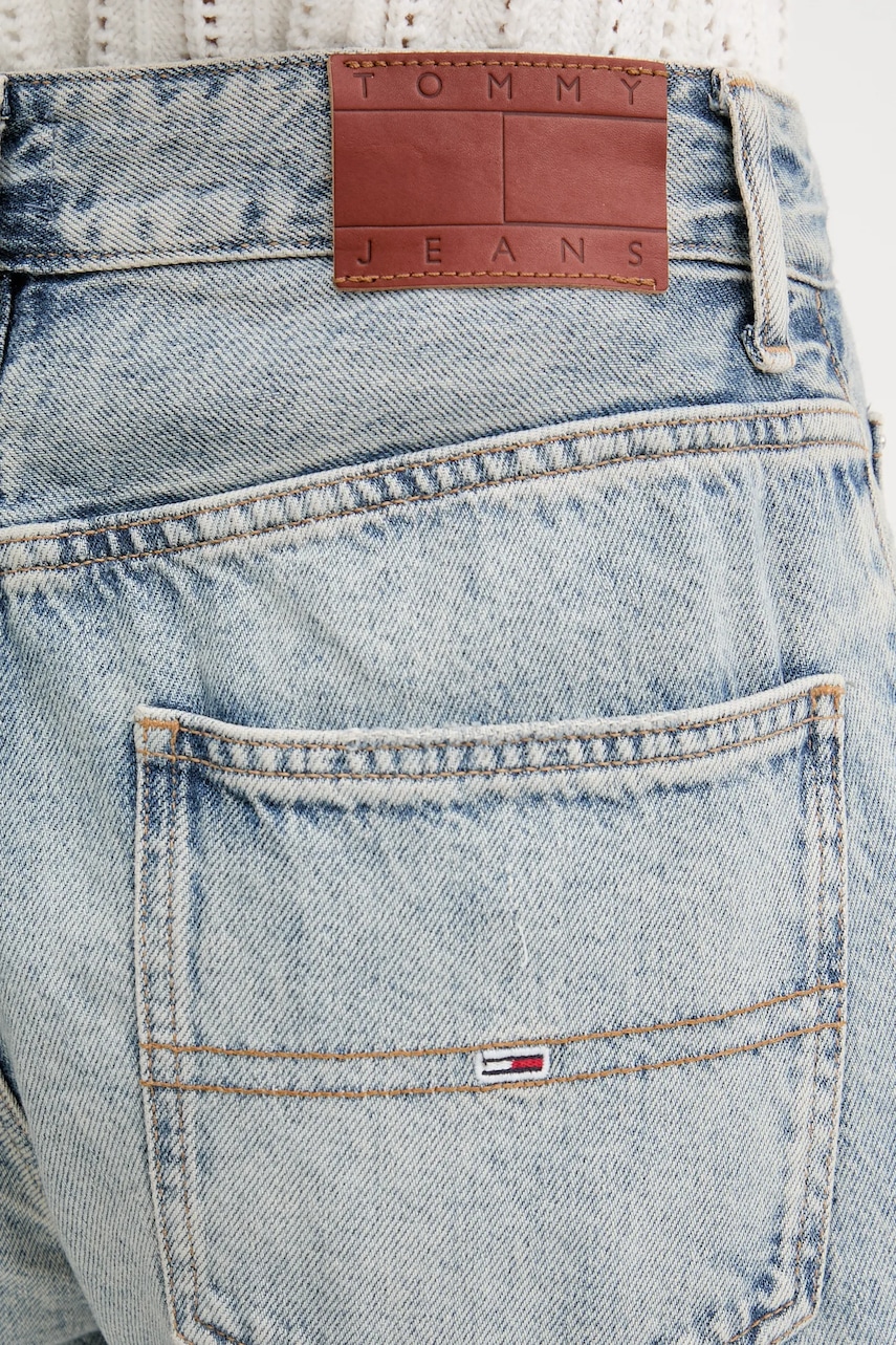 Rifľové krátke nohavice Tommy Jeans