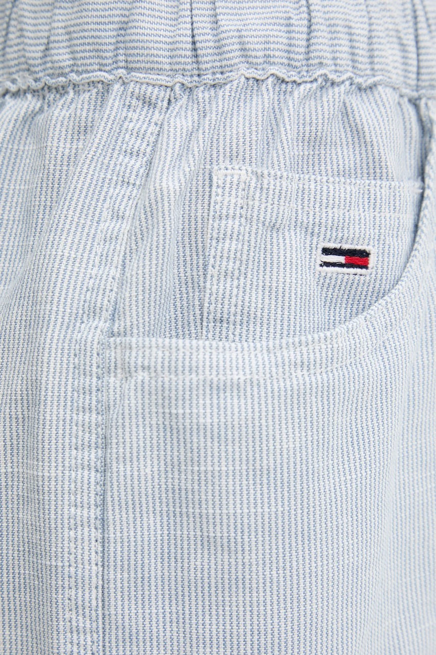 Λινό σορτς Tommy Jeans φωτογραφία