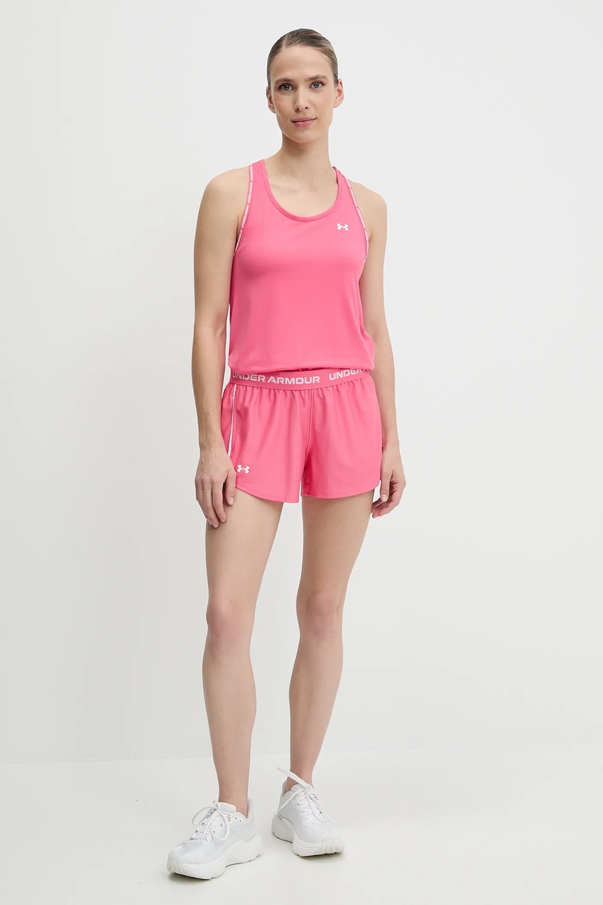 Σορτς προπόνησης Under Armour Tech Play χρώμα: ροζ, 1389882 φωτογραφία