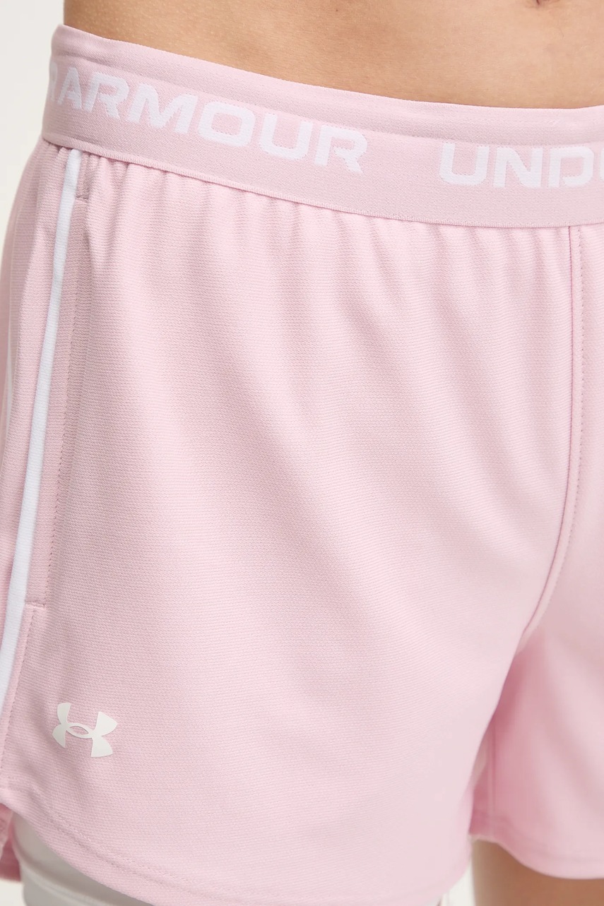 Σορτς προπόνησης Under Armour Tech Play χρώμα: ροζ, 1389895 φωτογραφία