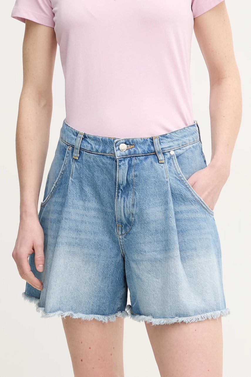 Joop! pantaloni scurti jeans femei, neted, high waist, 30046454 Joop! pantaloni scurti jeans femei, neted, high waist, 30046454