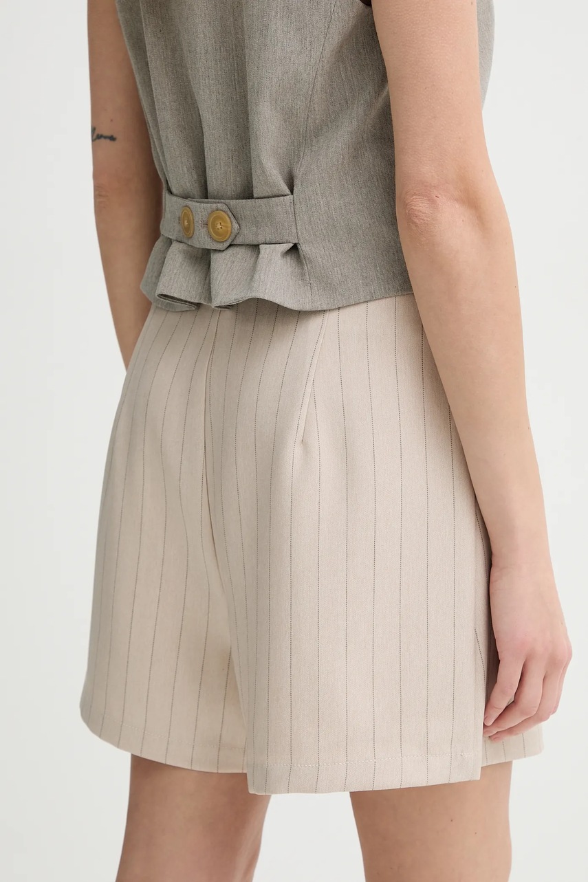 Φούστα και φόρεμα Bruuns Bazaar χρώμα: μπεζ, BBW4412 φωτογραφία