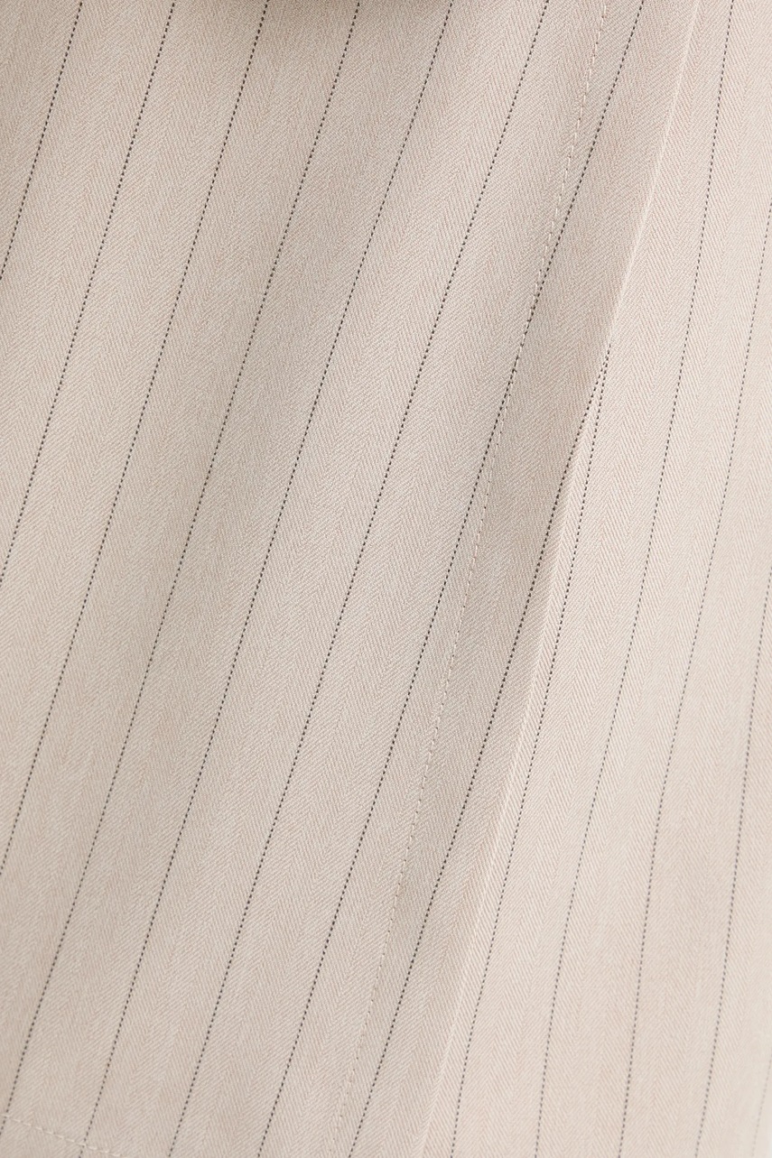 Φούστα και φόρεμα Bruuns Bazaar χρώμα: μπεζ, BBW4412 φωτογραφία