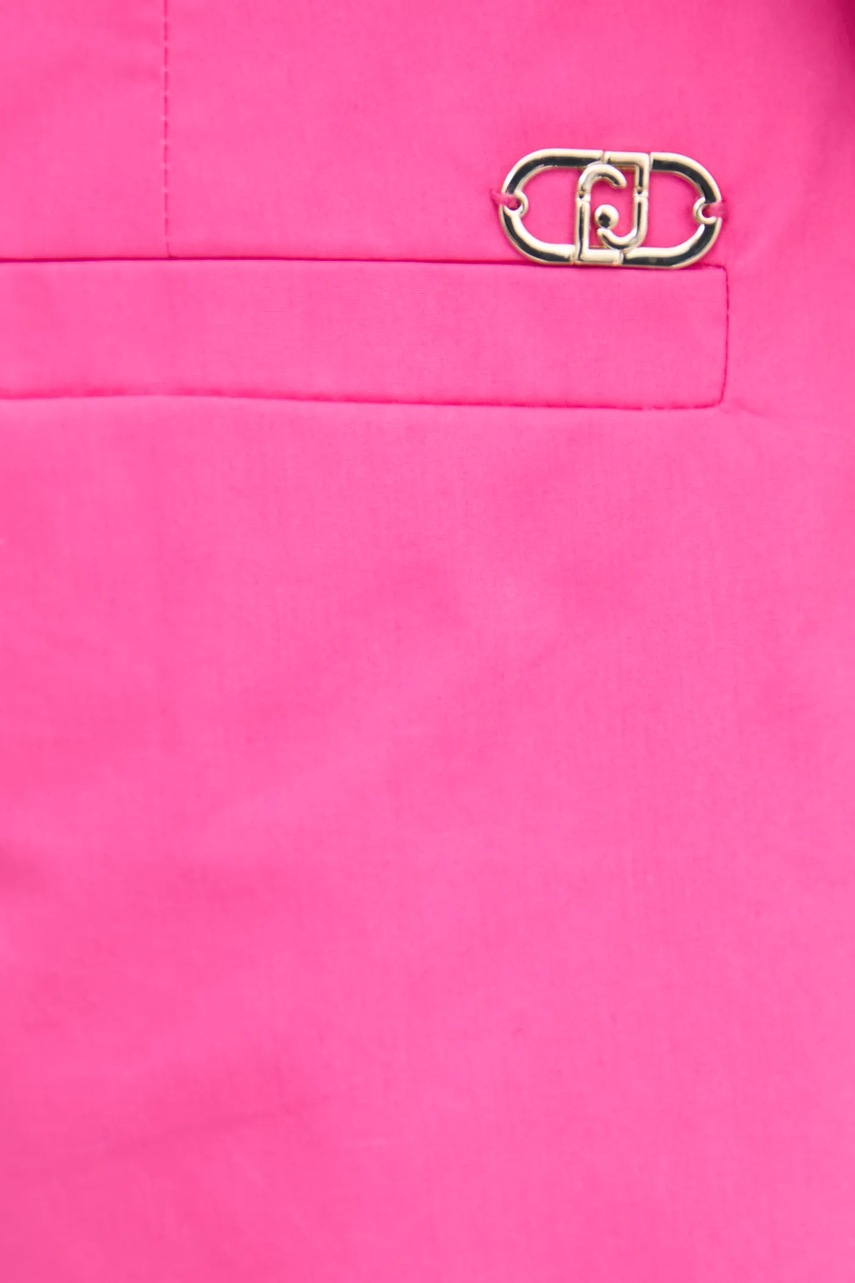 Βαμβακερό σορτσάκι Liu Jo χρώμα: ροζ, WA5175.T4853 φωτογραφία