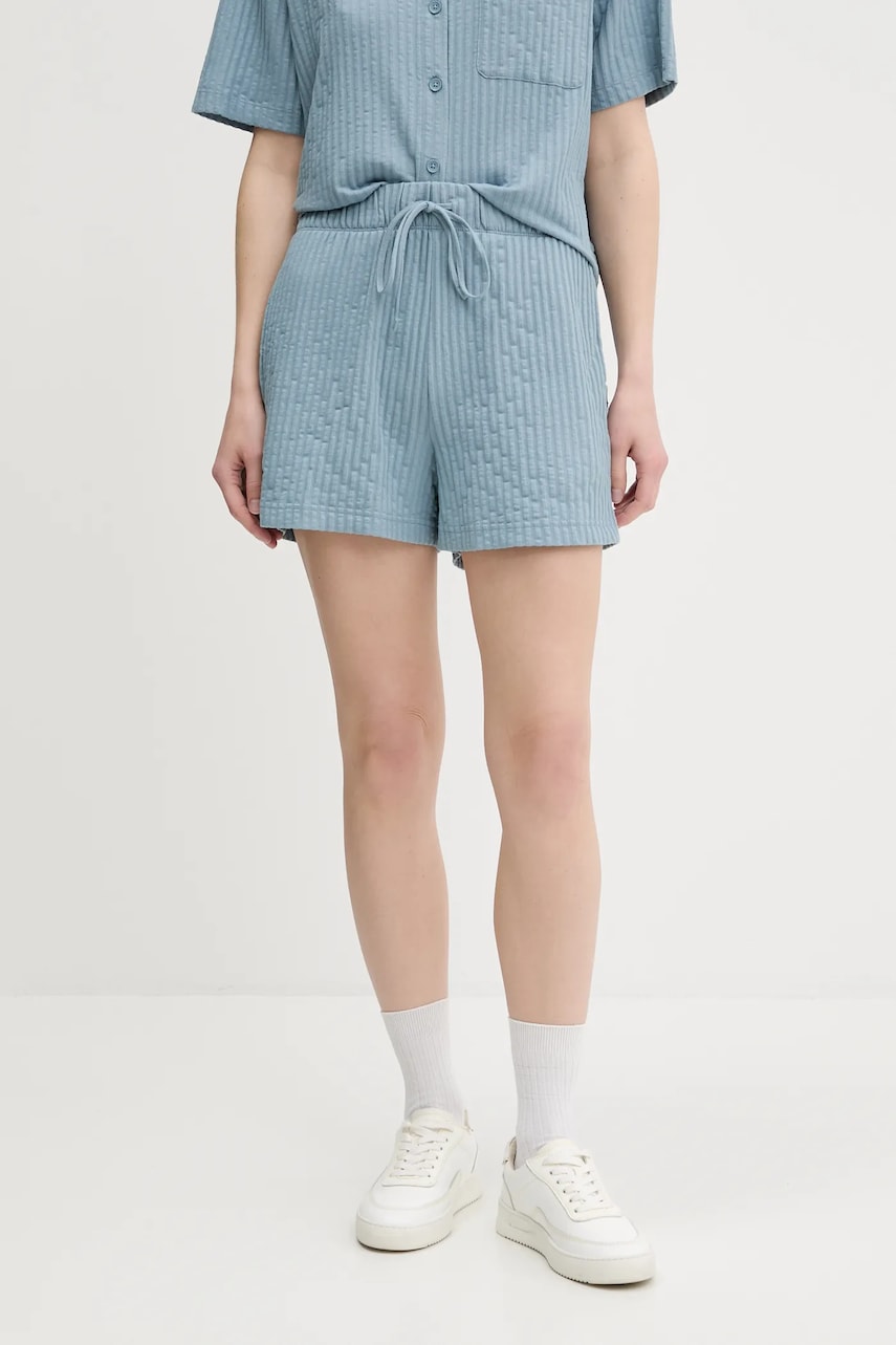 Vans pantaloni scurți uni, high waist, VN000MBACFL1
