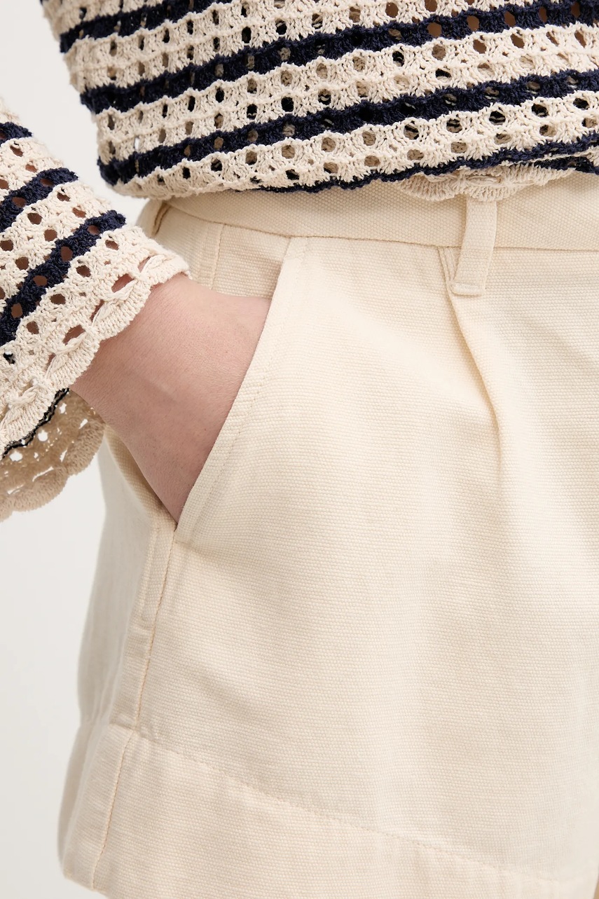 Šortky s příměsí lnu BA&amp;SH ROMA (obrázek 4)